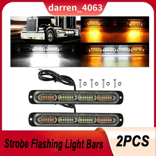 2pcs amber white - amber/white, car