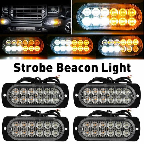 Amber white led - led, roof