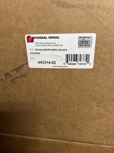 Federal signal 443314 - federal,