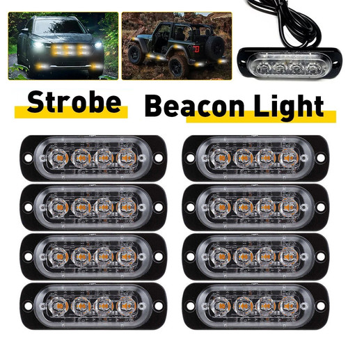 4led amber recovery strobe - 4led,