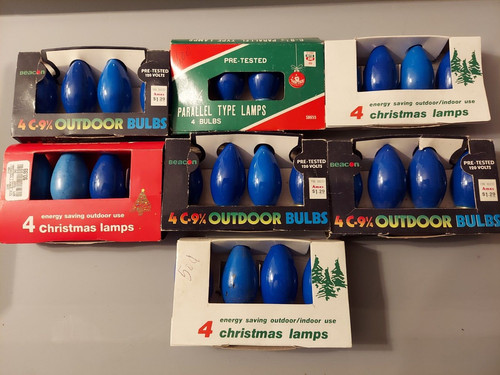 Vintage lot packs - 7, bulbs