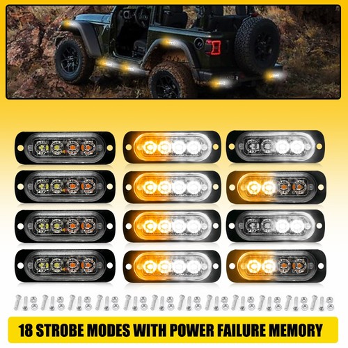 Led strobe light - bar, car
