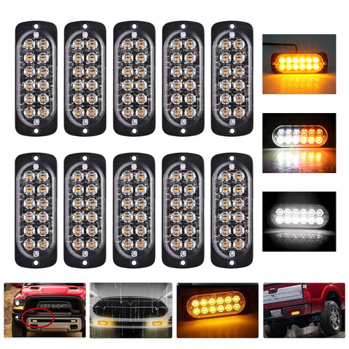 10x 12led amber recovery - 10x,