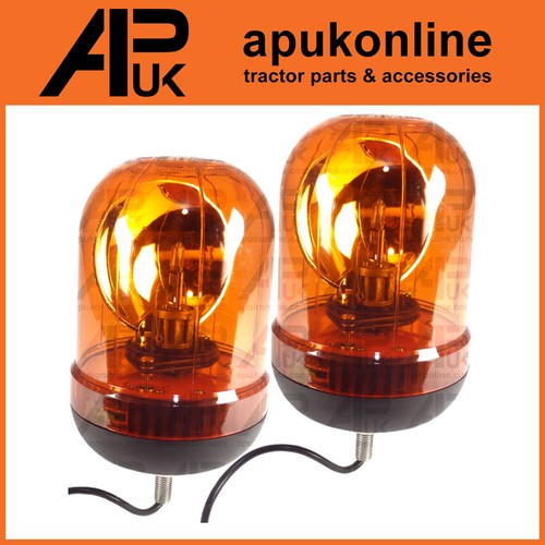 Halogen beacon amber light - 2x,
