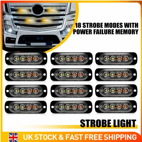 12x 4led amber - 4led,